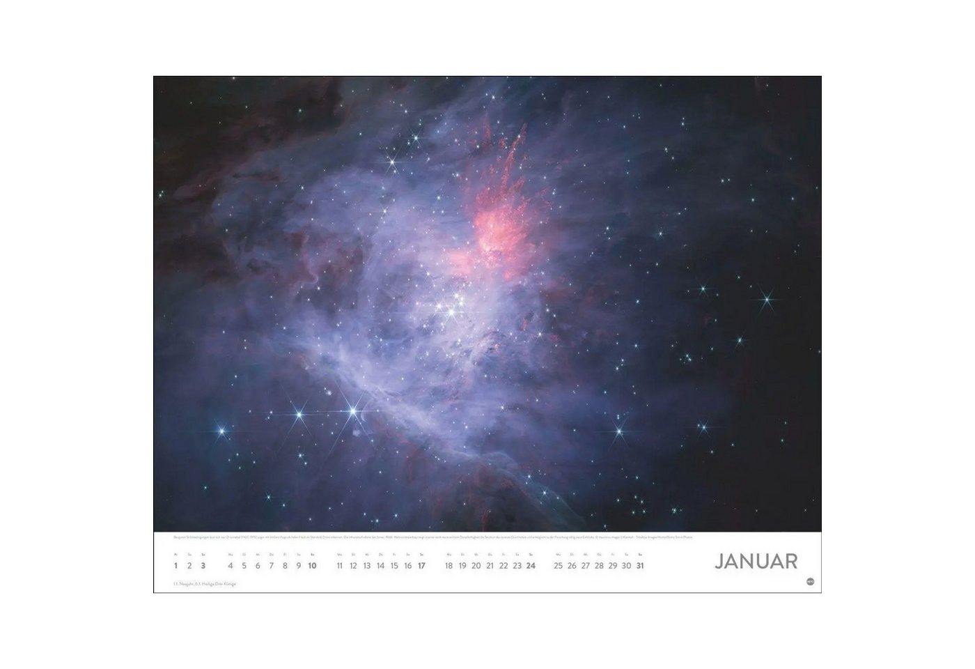 HEYE Wandkalender Das Universum Posterkalender 2027