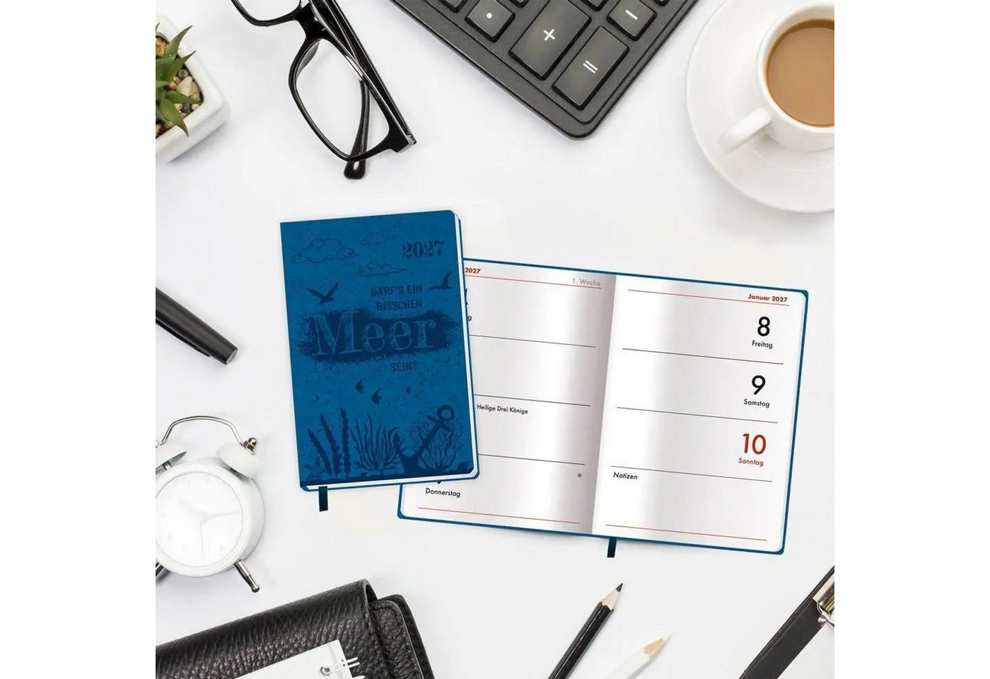 Trötsch Verlag Taschenkalender TRÖTSCH - Taschenkalender A7 Soft Touch Maritim 2027
