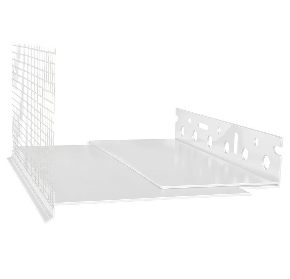 doitBau Abschlussprofil 10 Stab PVC Sockelprofil Vario 100mm-140mm je 2m (10-St)