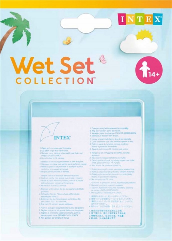 Intex Pool INTEX 59631NP Selbstklebende Reparaturflicken 6er Set 7x7 cm (1-tlg) Bild 2