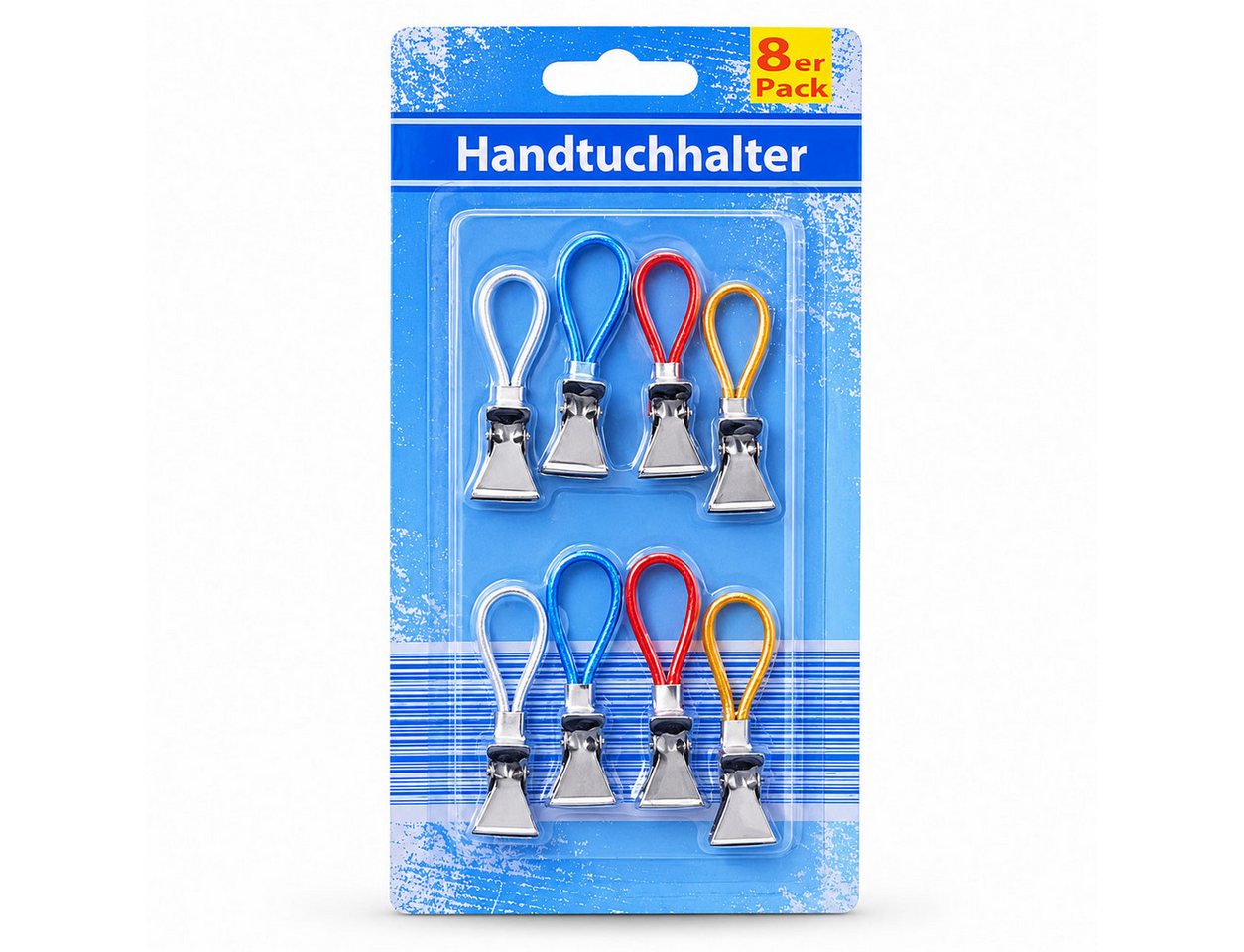 VABIONO Handtuchklemme Handtuchclips Tuchklemme Geschirrtuchhalter Handtuchhalter Klemmen, Versch. Farben, KOSTENLOSER VERSAND