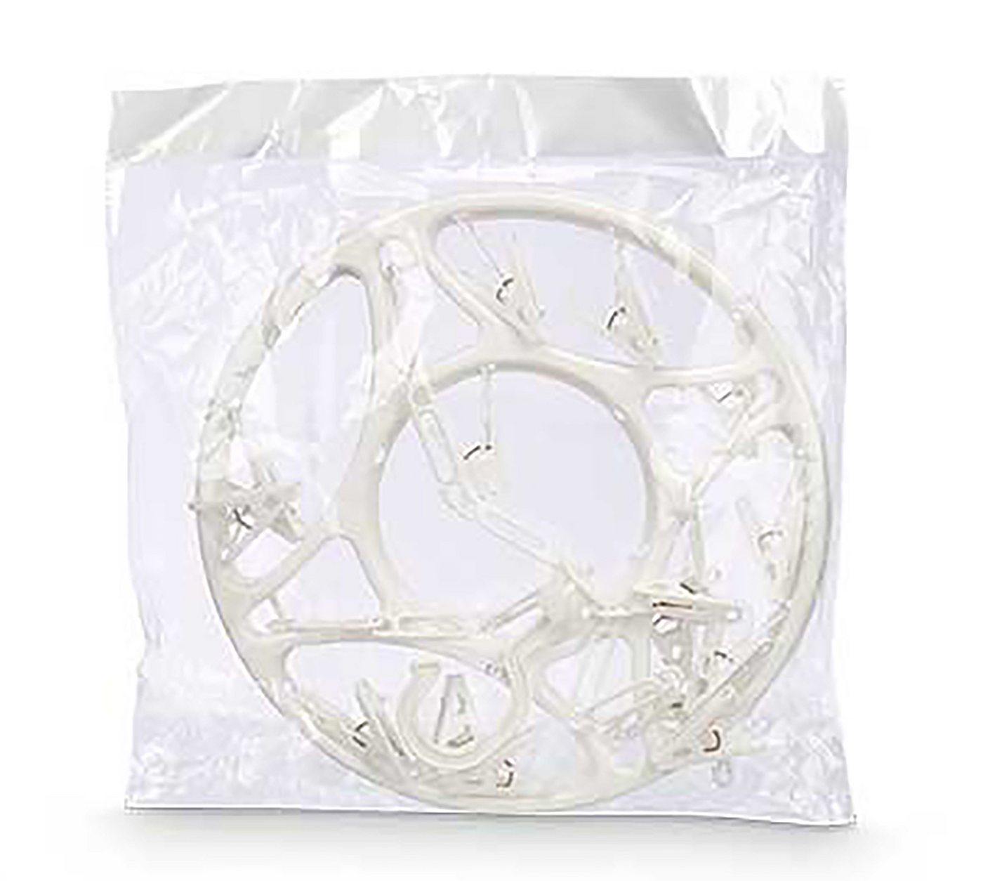 Arte Regal Balkonwäschetrockner Camping WÄSCHETROCKNER KARUSSEL mit 15x Klammern 71 (Weiss), aus Kunststoff Wäschespinne Wäscheleine Bild 3