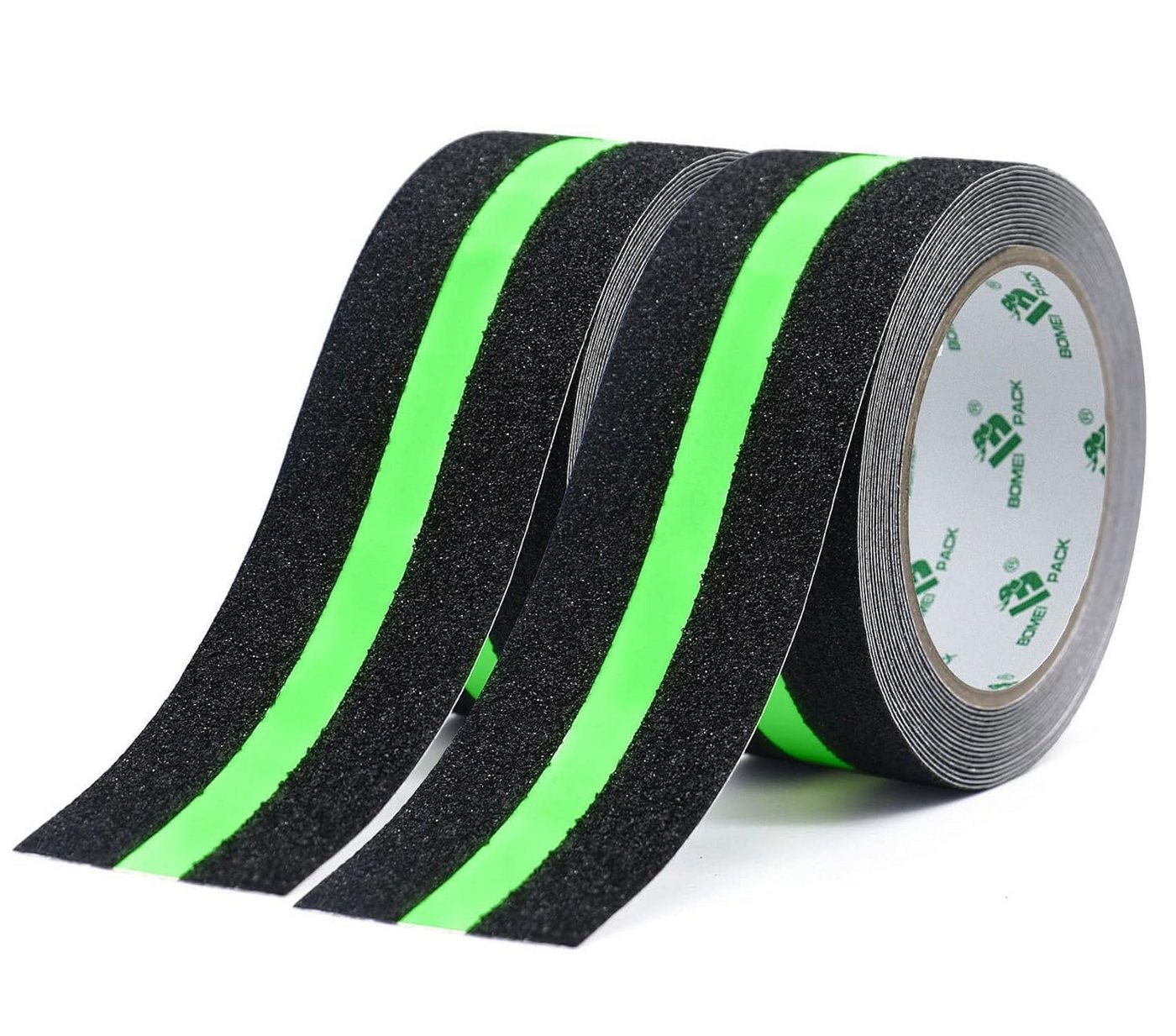 FELIXLEO Antirutschmatte 2 Rollen selbstklebendes Antirutschband 5m x 50mm fluoreszierend., 1-St.