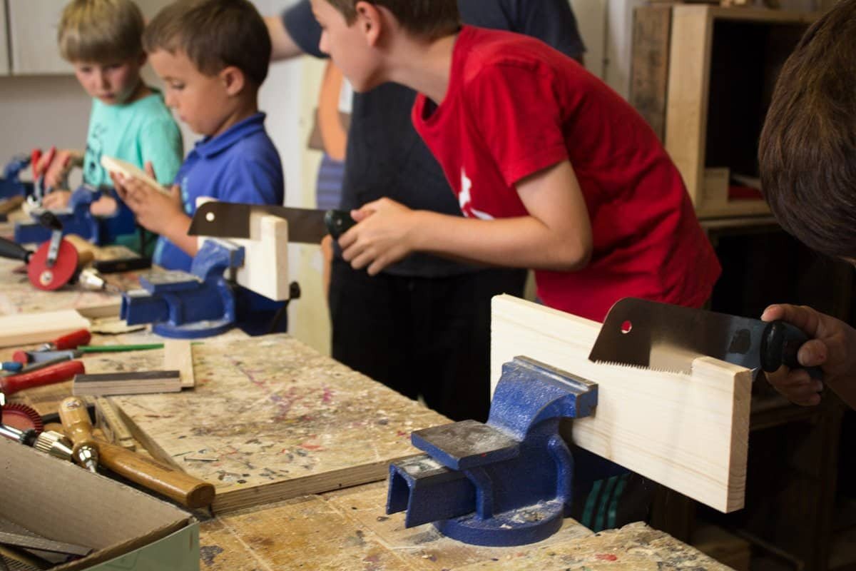 Die Werkkiste Schraubstock Schraubstock groß für Kinder