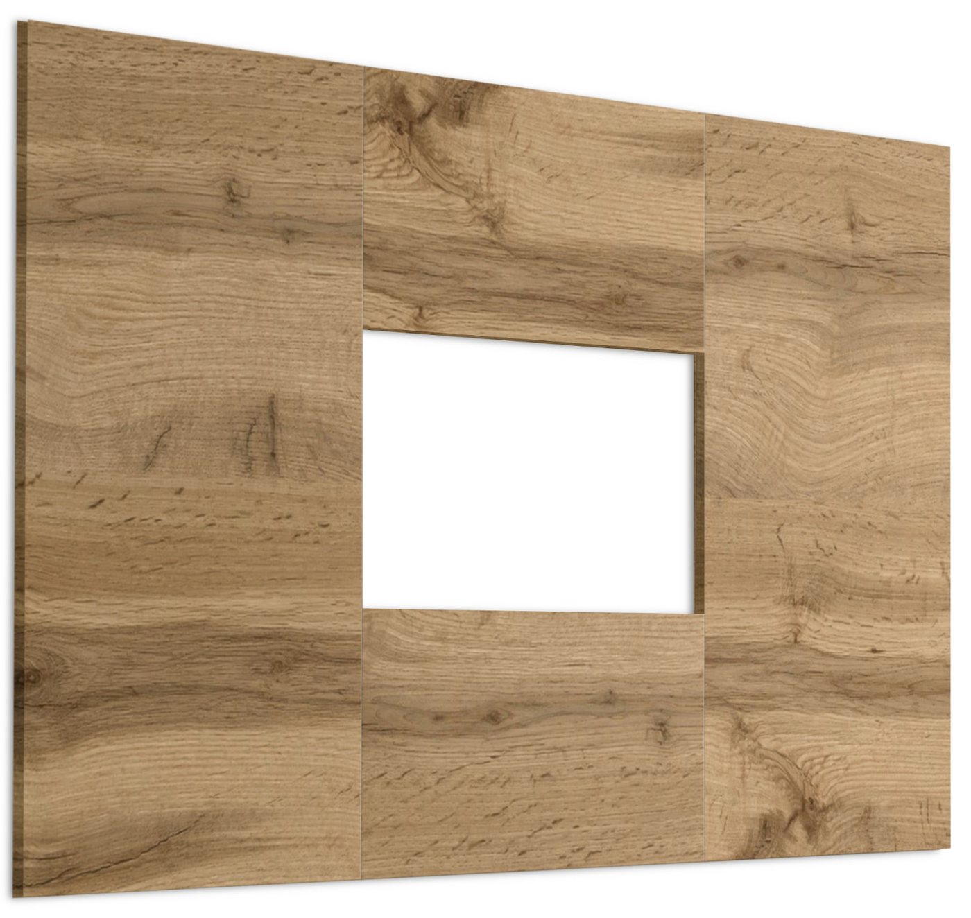 Inn.Furn Wandpaneel Public, BxL: 60x118 cm, (Flat-TV Rückwandpaneel in Eiche Wotan, 180 x 118 cm) mit Ausschnitt für TV-Wandhalterung Bild 4
