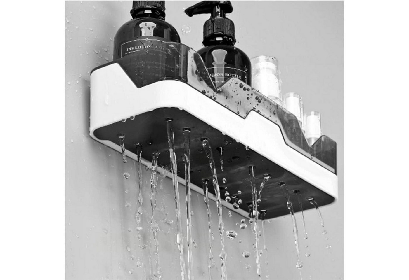 LuxusKollektion Duschregal 2er Set Badezimmer Regal Ohne Bohren Duschregal Wandmontage Bild 5