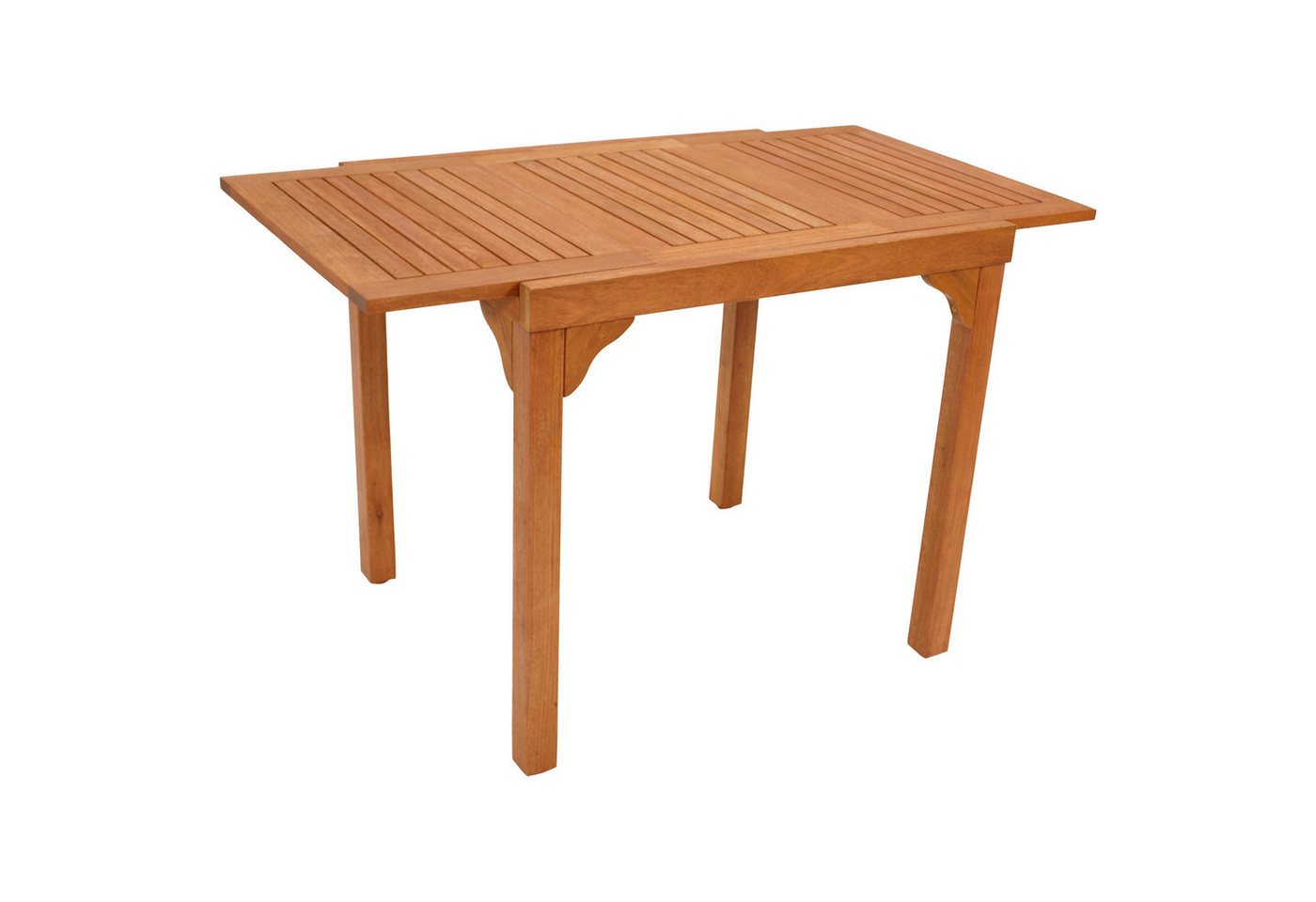 DEGAMO Gartentisch RIO, ausziehbar 80/120x70,5cm, Eukalyptus geölt Bild 2