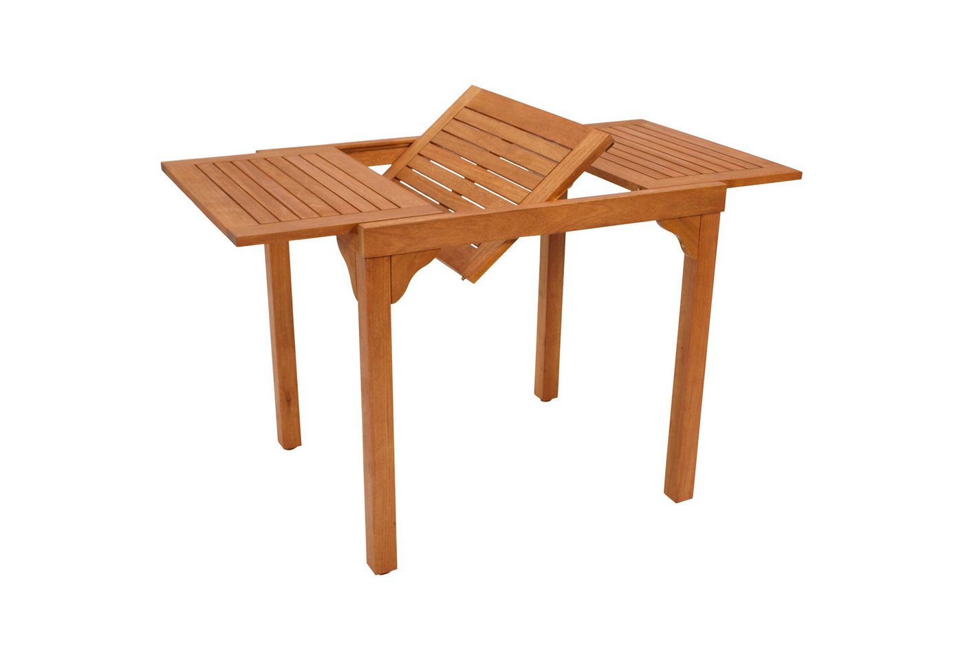 DEGAMO Gartentisch RIO, ausziehbar 80/120x70,5cm, Eukalyptus geölt Bild 5