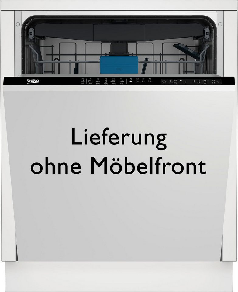 BEKO vollintegrierbarer Geschirrspüler BDIN25530 7624091677, 15 Maßgedecke, Doppelt gut organisiert – inklusive Besteckschublade und Besteckkorb