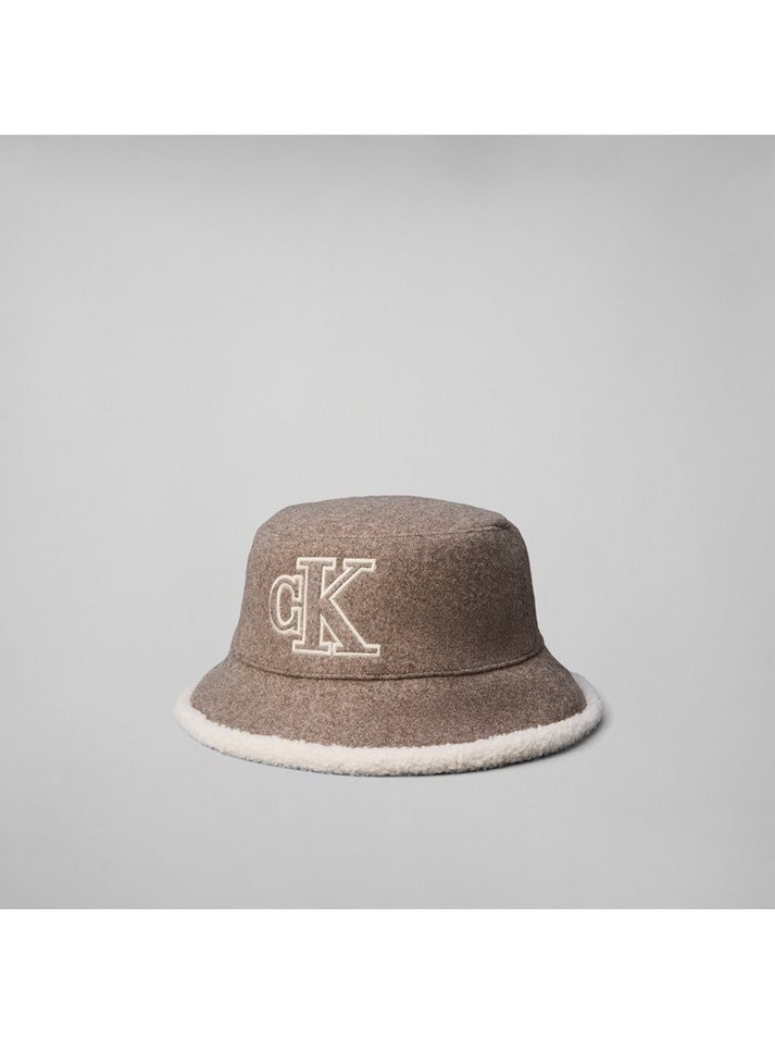 Calvin Klein Fischerhut SHERPA FELT REVERSIBLE BUCKET Regular fit mit aufgesticktem Markenlabel Bild 2