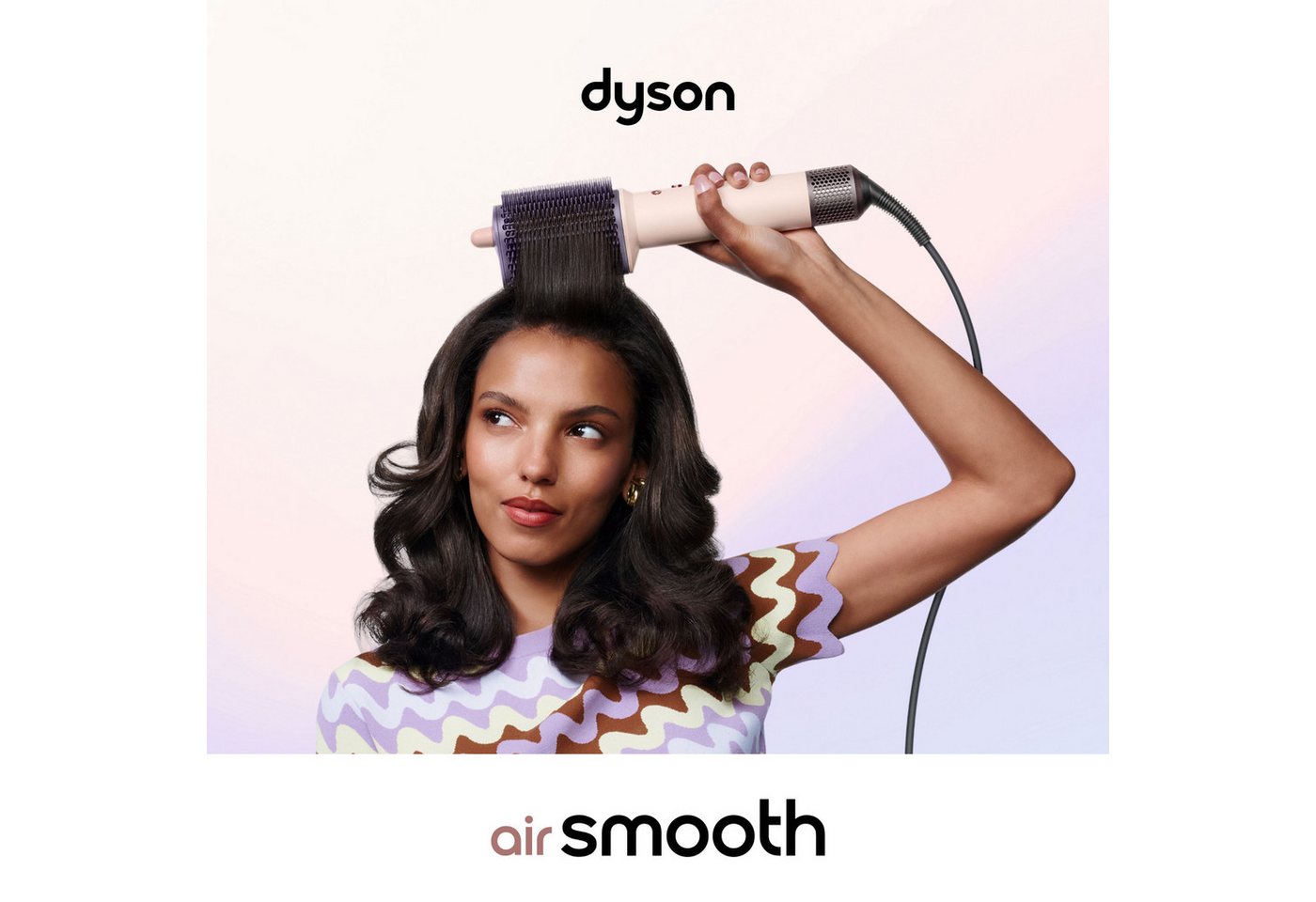 DYSON Warmluftbürste Dyson AirsmoothTM Ceramic Pink&Roségold, Kontrolliertes Styling mit weniger Haarbruch Bild 5