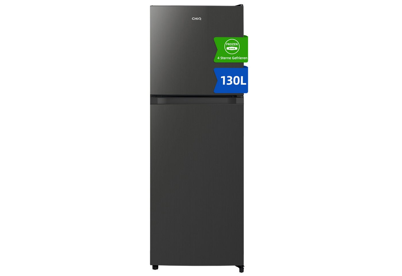 CHiQ Kühl-/Gefrierkombination Top Freezer CTM130LGE, 128.5 cm hoch, 44 cm breit, 4-Sterne-Gefrieren, 12 Jahre Garantie auf den Kompressor Bild 2