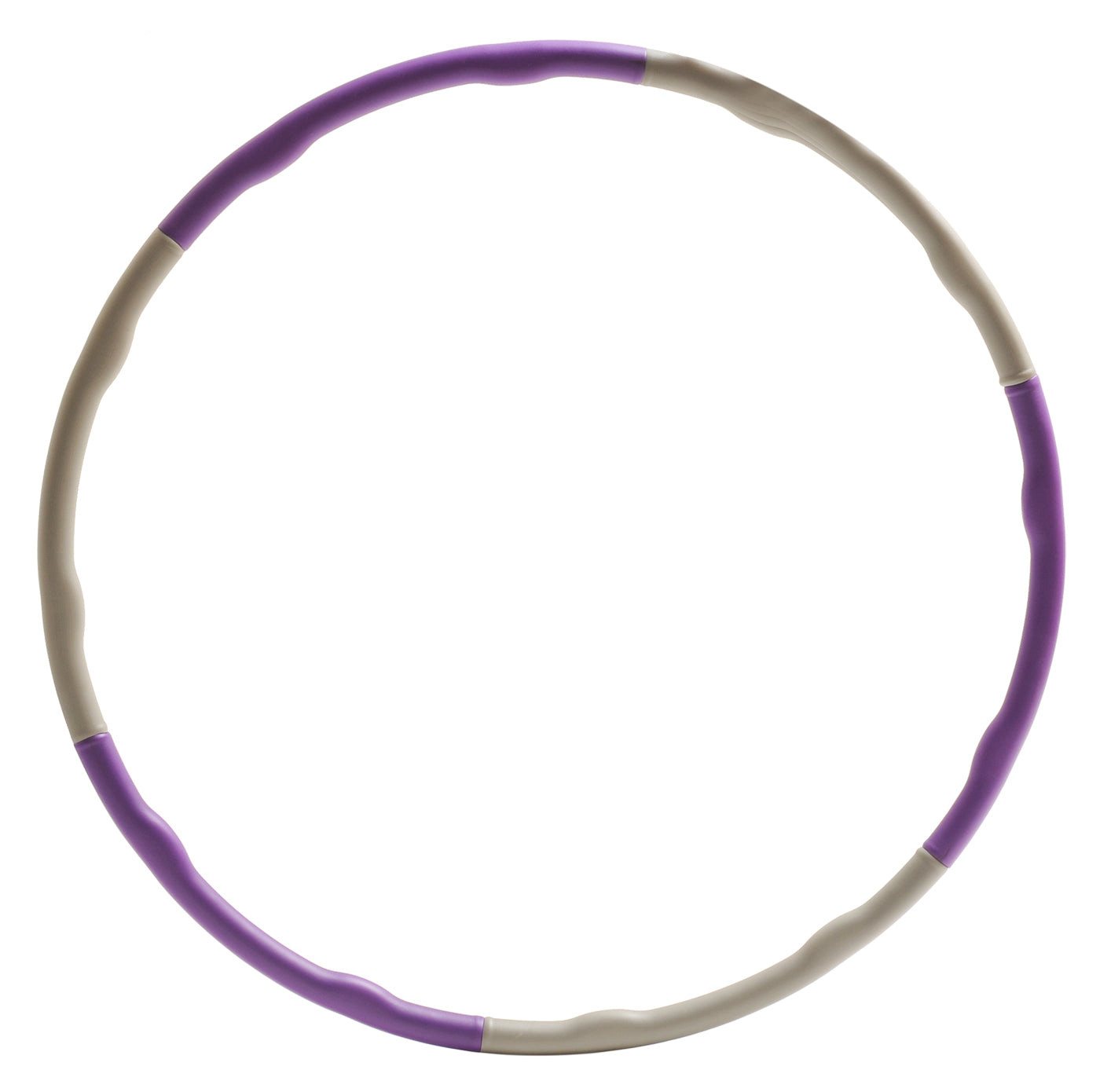 Yogistar Hula-Hoop-Reifen Hula-Reifen wave - violet/grey - steckbar (Standard, 1-tlg., Standard), Hula-Hoop-Reifen mit Welle für Massage-Effekte. Bild 2