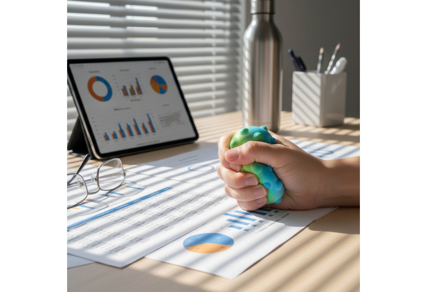 com-four Anti-Stress-Ball Anti Stress Quetschbälle (4-St), Knautschball zum Entspannen Bild 5