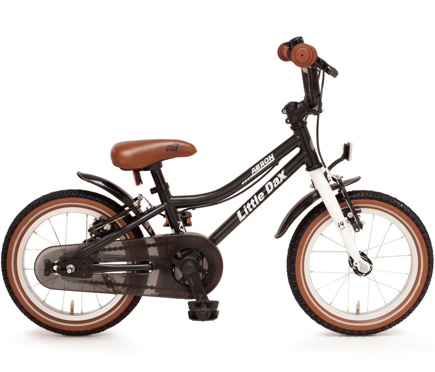 Bachtenkirch Kinderfahrrad 14 Zoll Schwarz Fahrrad für Kinder ab 3 Jahre, Sitzhöhe 43-50 cm, Schrittlänge ab ca. 41 cm, Gewicht ca. 7 kg Bild 2