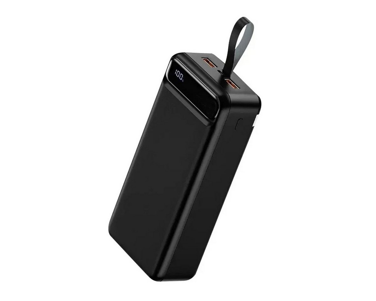 AeroAxis Externer Akku 50000mAh 22,5W Schnellladung,3 Ausgänge Typ-C & 2xUSB-A Powerbank Schnellladefunktion 50000 mAh, LCD Display, Ideal für Reise, Outdoor & Notfall – Smartphone Tablet Bild 4
