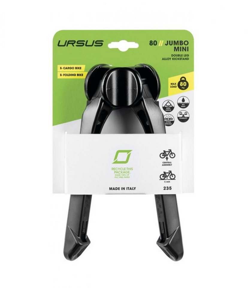 URSUS Fahrradständer Ursus Jumbo Evo Mini Zweibeinständer 235 mm, schwarz, für 20"-Räder, i Bild 2