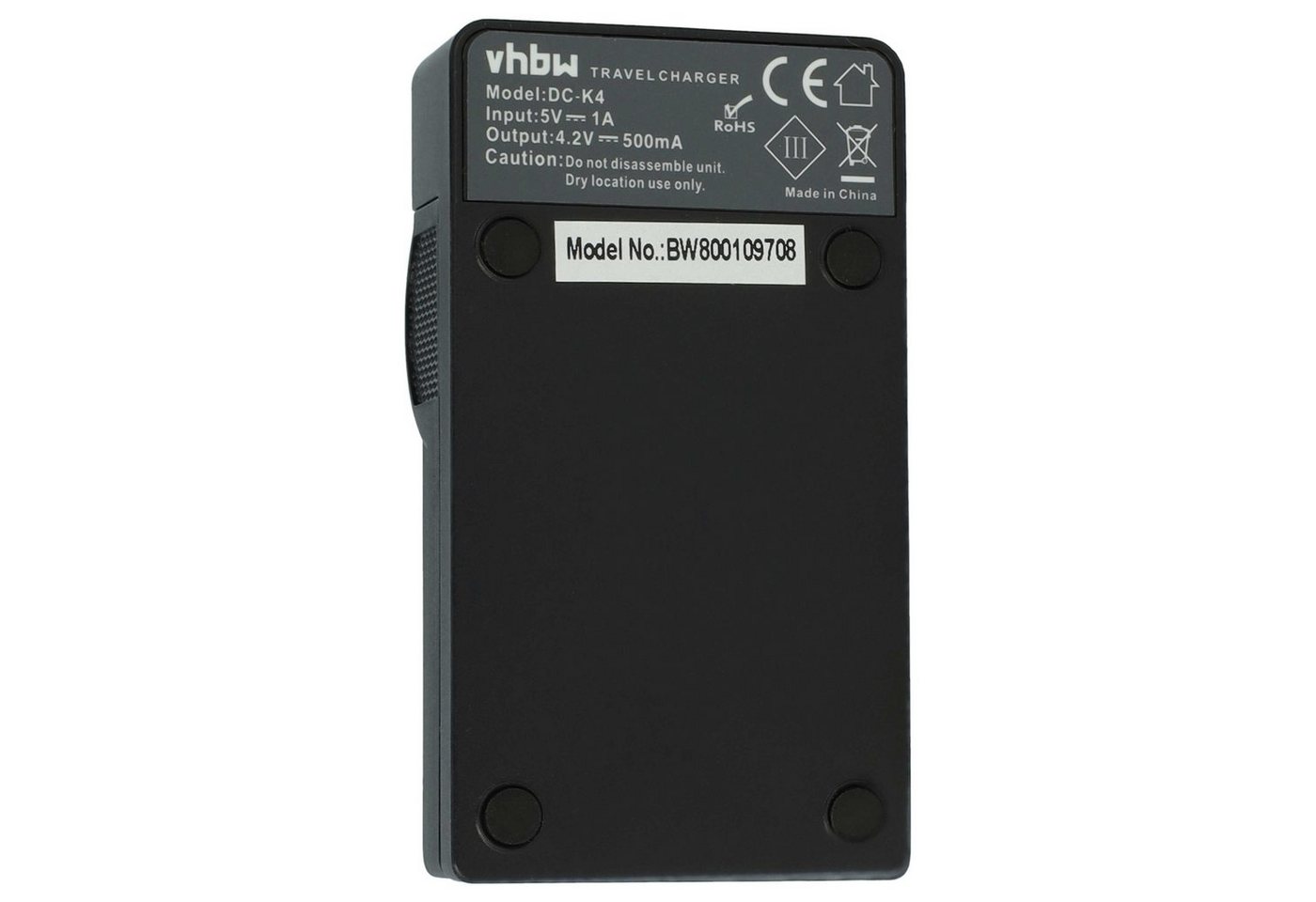 vhbw passend für Sony Cybershot DSC-W120, DSC-V3, DSC-W100, DSC-W110, Kamera-Ladegerät