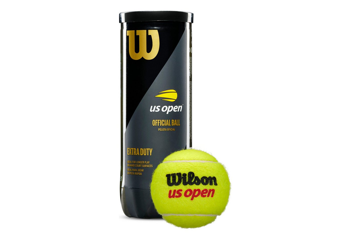 Wilson Tennisball US Open - 3 Tennisbälle - Innendruckball - (3er Dose) Bild 2
