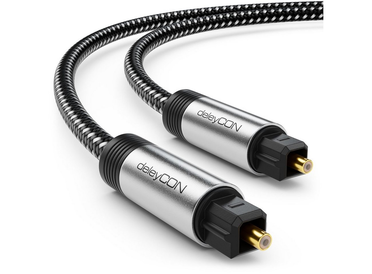 deleyCON deleyCON Toslink Kabel 15m Optisches Digital Audio Kabel Optisches-Kabel Bild 3