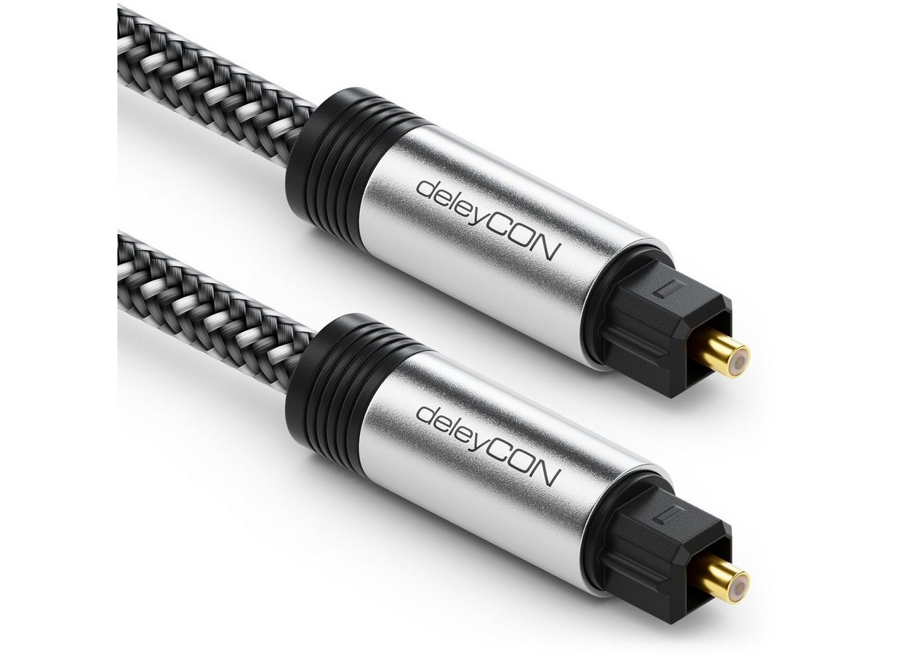 deleyCON deleyCON Toslink Kabel 15m Optisches Digital Audio Kabel Optisches-Kabel Bild 4