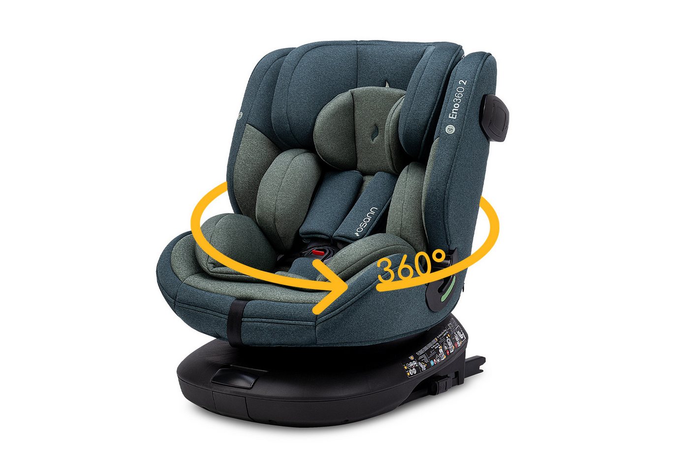 Osann Autokindersitz Eno360 2, ab: Geburt, bis: 12 Jahre, ab: 40 cm, bis: 150 cm, sicherer 360°Kindersitz: reboard bis 4 Jahre, verwendbar von 40-150 cm Bild 5