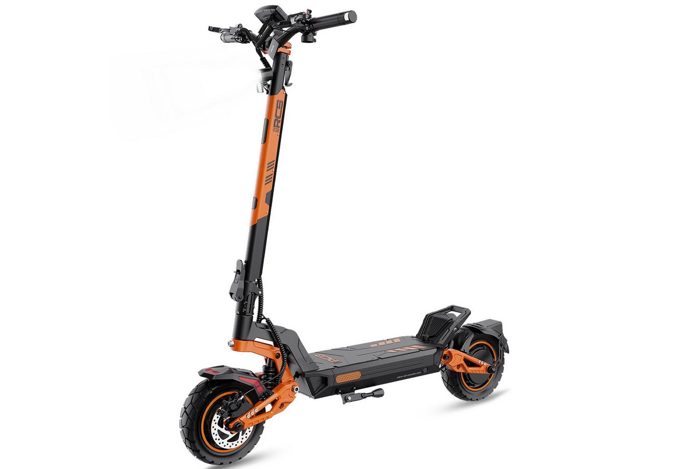 RCB E-Scooter D7 MAX ABE,2×1800W Doppelmotor,80-100KM,52V27Ah,NFC&APP,Blinker,10Zoll