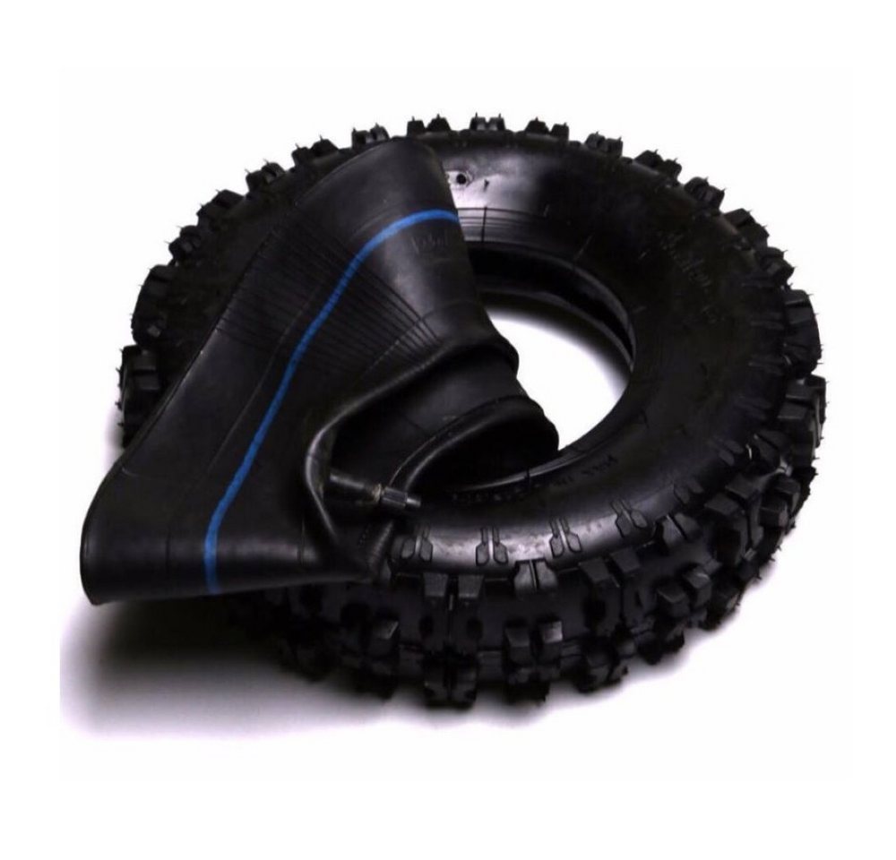 FunSport-Factory Kinderfahrzeug-Räder Kinderquadreifen Quadreifen Reifen mit Schlauch 4.10-6, Stollenprofil, hoher Grip, für Kinderquads, robust & langlebig Bild 5