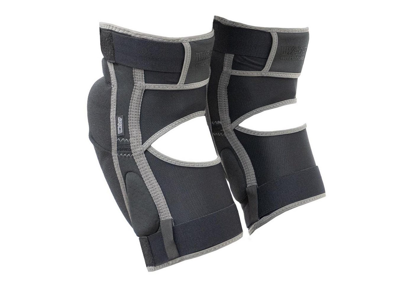 Weber GmbH Knieprotektor Weber Knieprotektor schwarz L (2-tlg., zwei Weber Knieprotektoren schwarz), flexibel, Aushärtung bei Aufprall, wiederverwendbar Bild 2