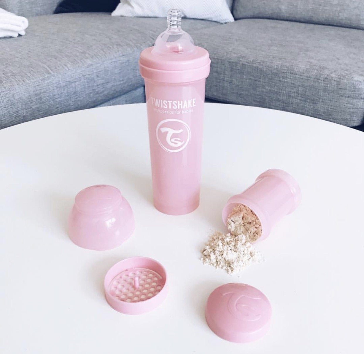 Twistshake Babyflasche Twistshake Anti-Kolik Babyflasche mit großem Trinksauger ab 4 Monaten Bild 5