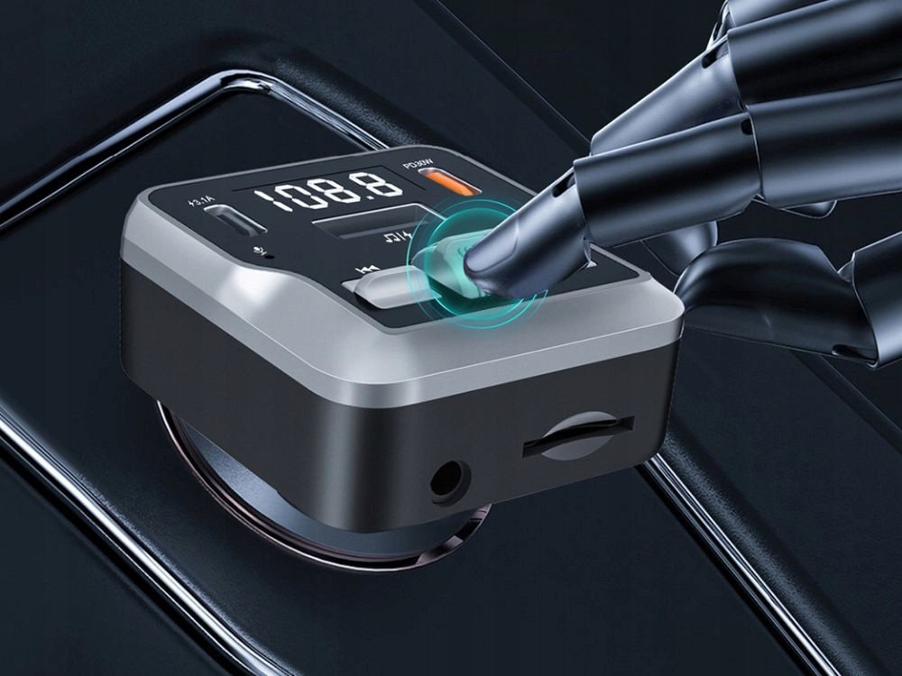 VERK GROUP FM Transmitter Bluetooth 5.3 USB-C KFZ Ladegerät 30W KFZ-Transmitter, Bluetooth 5.3, USB-C Power Delivery 30 W Bild 3