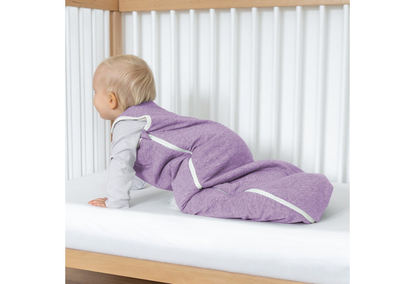 Ehrenkind Babyschlafsack Rund mit Wollfüllung 2.0 TOG, Sorgt für wohlige Wärme ohne zu überhitzen Bild 4