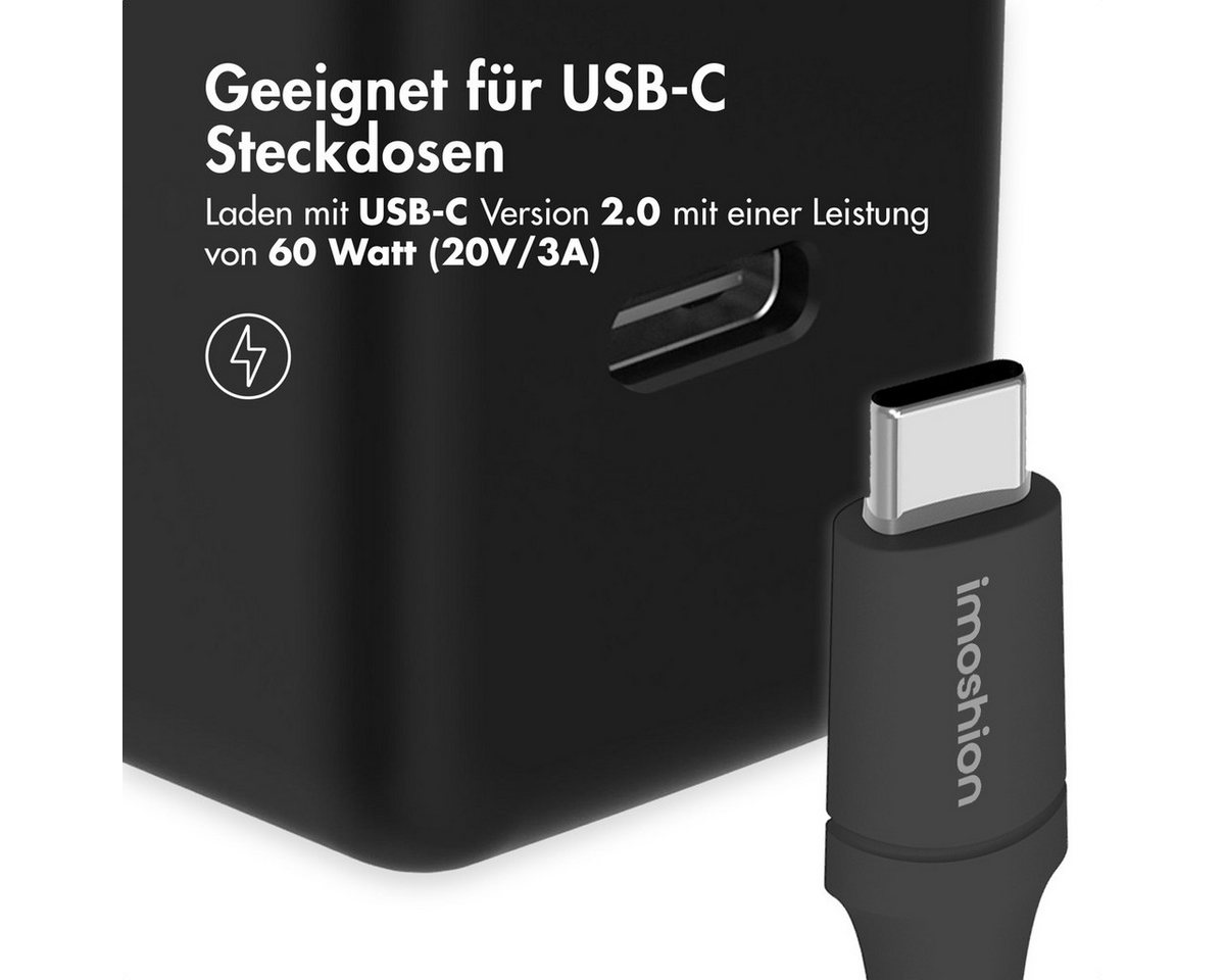 imoshion imoshion Magnetisches geflochtenes Kabel – USB-C auf USB-C – 1 Meter – USB-Kabel Bild 3