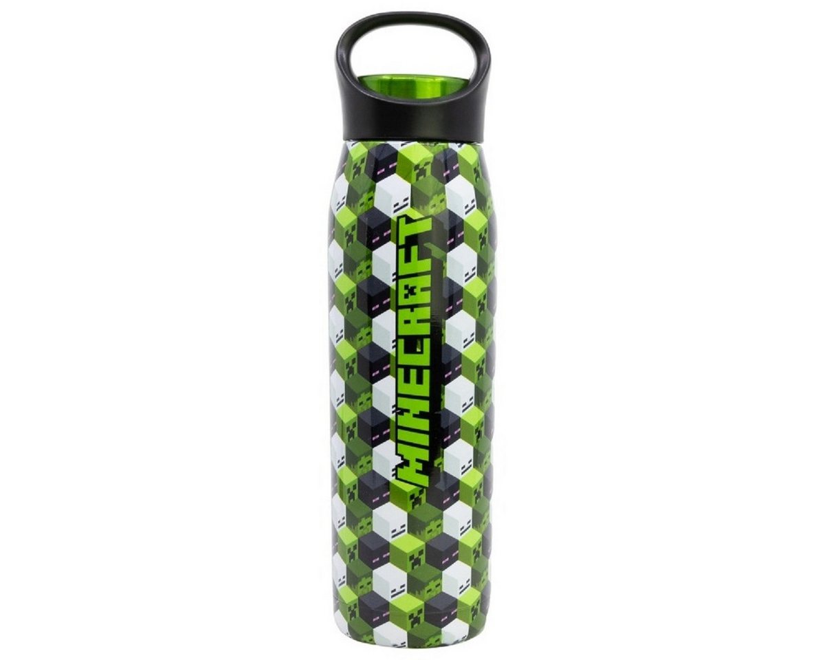 Minecraft Trinkflasche Flasche 665 ml aus Edelstahl mit Schraubdeckel Bild 2
