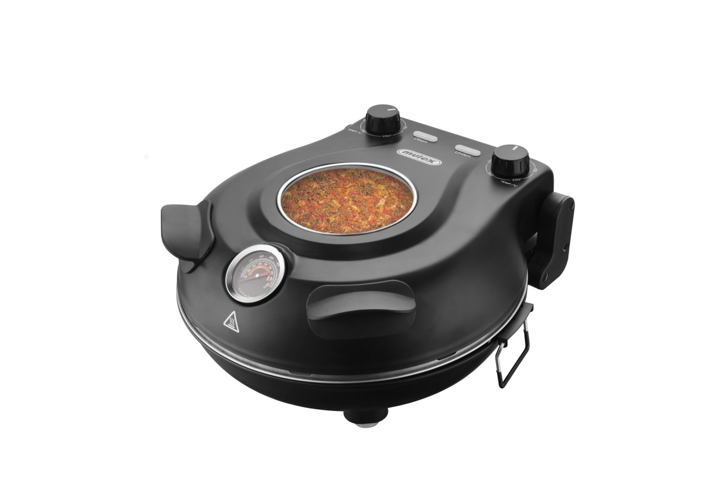 Mulex Pizzaofen Pizza Crusto Steinbackofen, 1 Pizza Stein,1 Pizza Schneider, Schaufel aus rostfreiem Edelstahl Bild 4