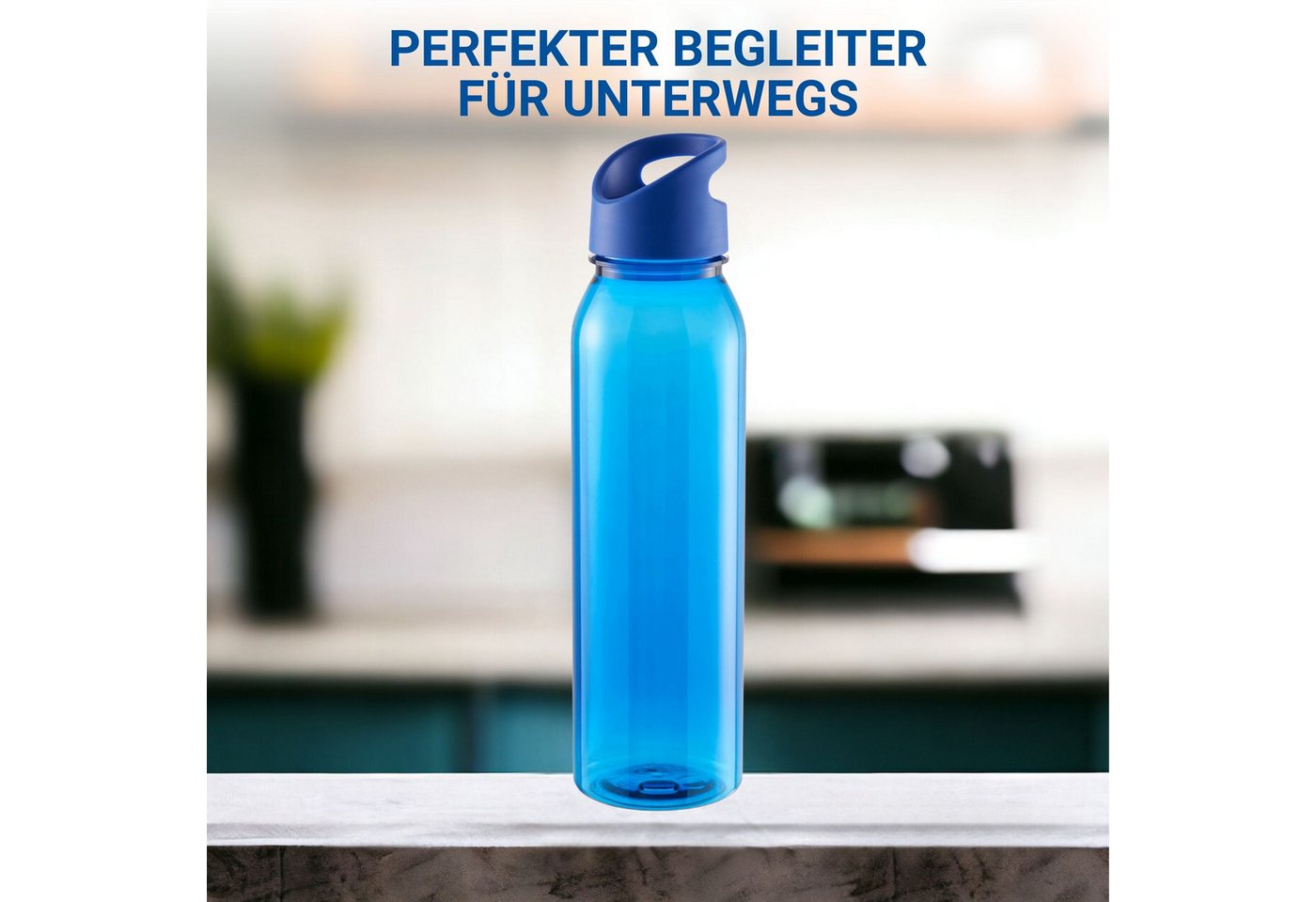 elasto Thermoflasche Wasserflasche Active "Wave" 650ml für Sportflasche