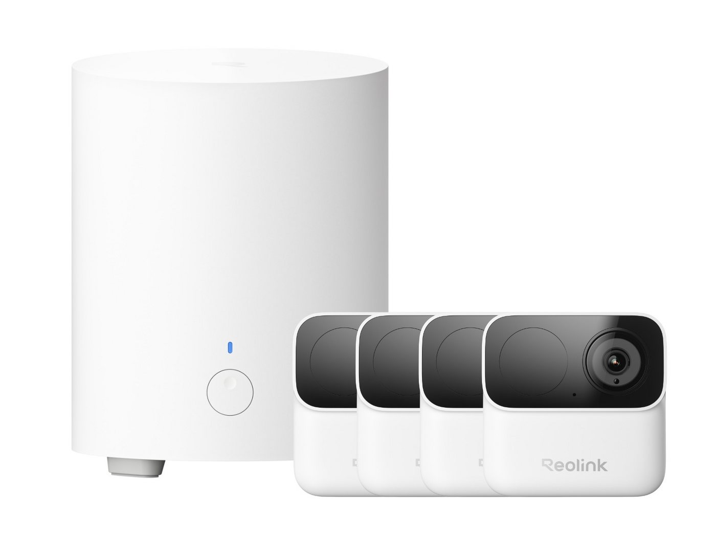 Reolink Überwachungskamera Argus MagiCam mit Home Hub Mini Überwachungssystem (AuBenbereich, Innenbereich, 4-tlg., 2MP Akku Kamera, 2,4/5 GHz Dualband-WLAN, ohne Abonnement) Bild 2