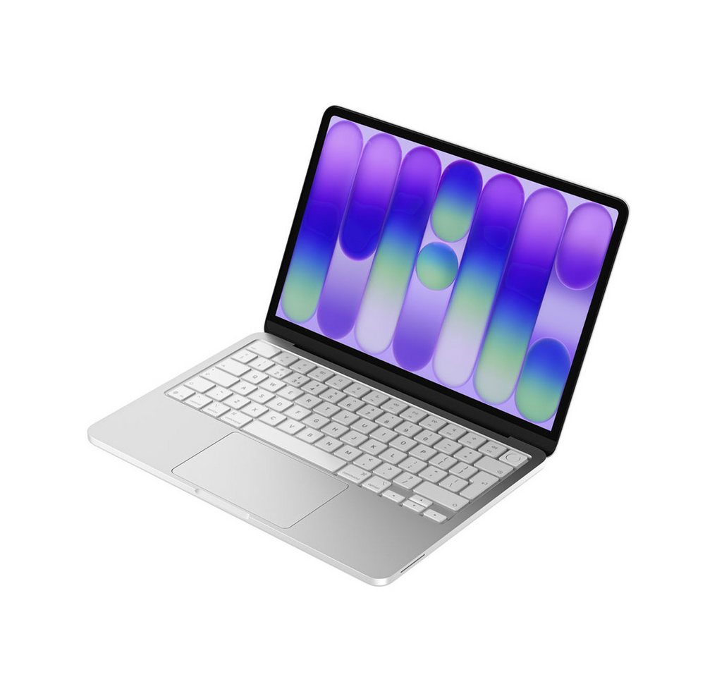 AmazingThing Schutzfolie Tastaturschutzfolie Silikonabdeckung, (Spar-Set, 1-St., 33 x 14 cm waschbar), transparent, TPU, waschbar, für MacBook Neo