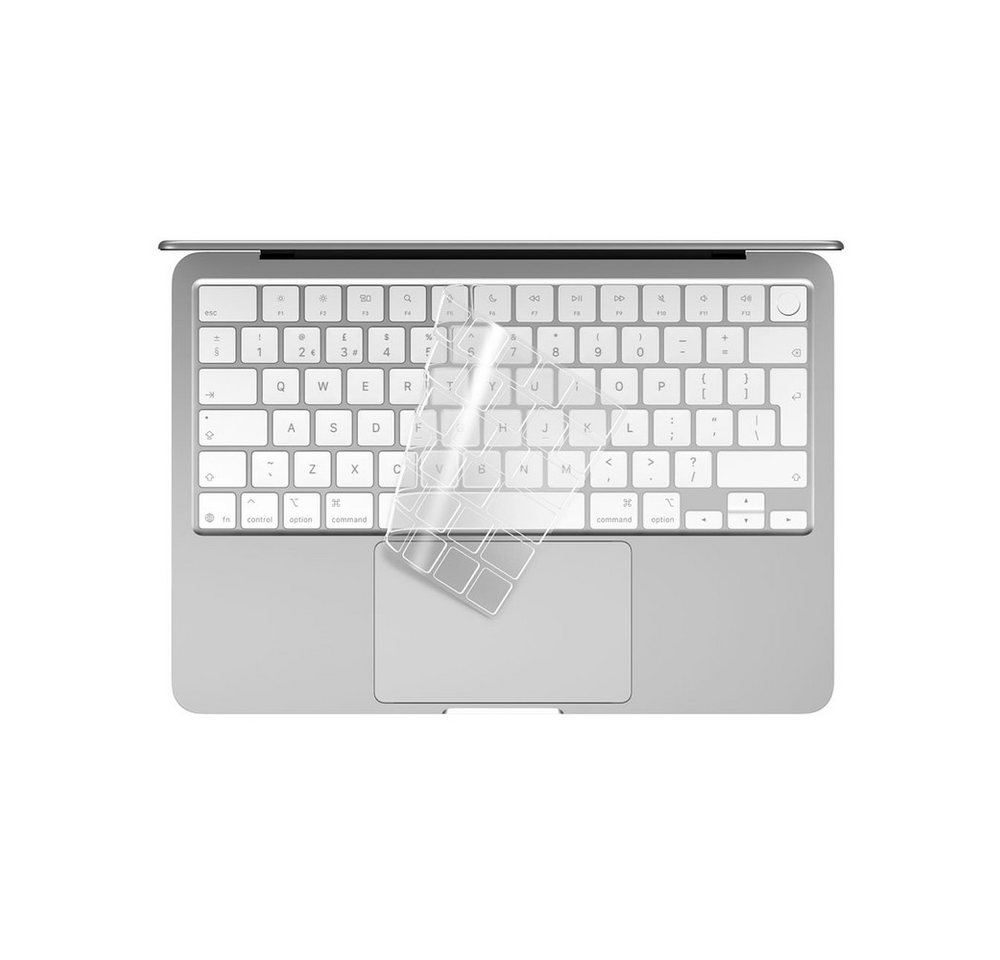 AmazingThing Schutzfolie Tastaturschutzfolie Silikonabdeckung, (Spar-Set, 1-St., 33 x 14 cm waschbar), transparent, TPU, waschbar, für MacBook Neo Bild 2