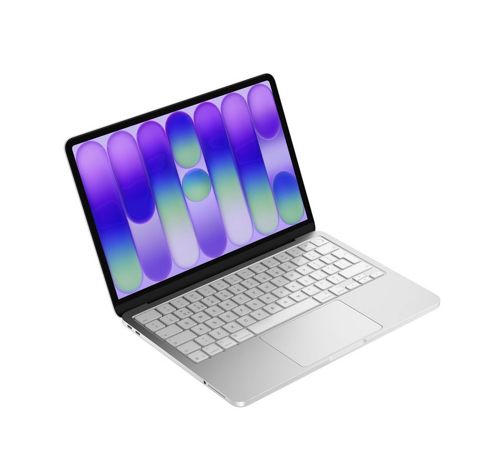 AmazingThing Schutzfolie Tastaturschutzfolie Silikonabdeckung, (Spar-Set, 1-St., 33 x 14 cm waschbar), transparent, TPU, waschbar, für MacBook Neo Bild 3