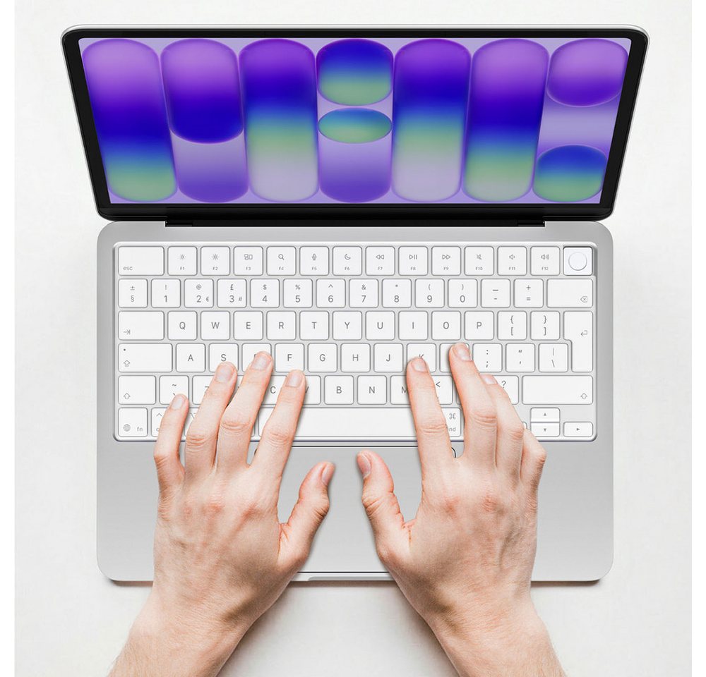 AmazingThing Schutzfolie Tastaturschutzfolie Silikonabdeckung, (Spar-Set, 1-St., 33 x 14 cm waschbar), transparent, TPU, waschbar, für MacBook Neo Bild 4