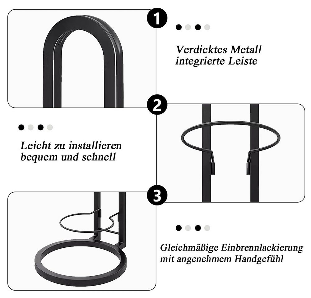 TUWENA Sportgeräte-Regalwagen 4 Lagiger Ballständer, Vertikale Ballregal, Ballhalter aus Metall, Herausnehmbare, Ballständer Display Halter Für Fußball Basketball Bild 4
