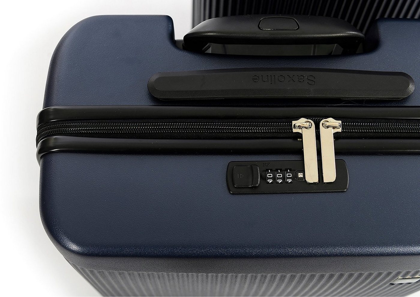 Saxoline® Koffer Algarve, mit vier Doppelrollen