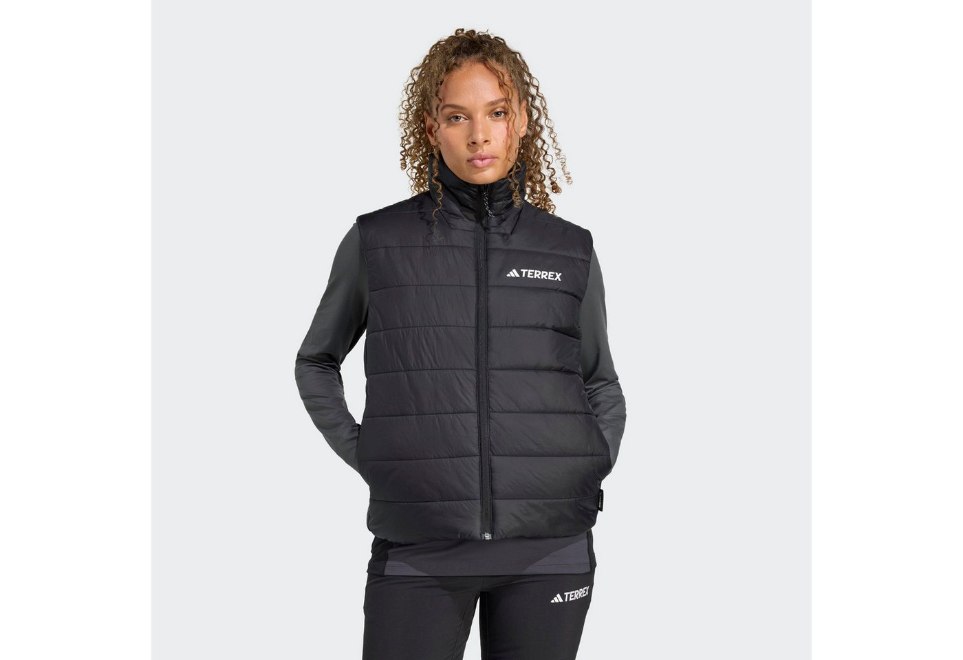 adidas TERREX Funktionsweste MULTI ESSENTIALS CLIMAWARM GEFÜTTERTE für Sportmode und Outdoormode, mit Reißverschluss, aus Kunstfaser Bild 2