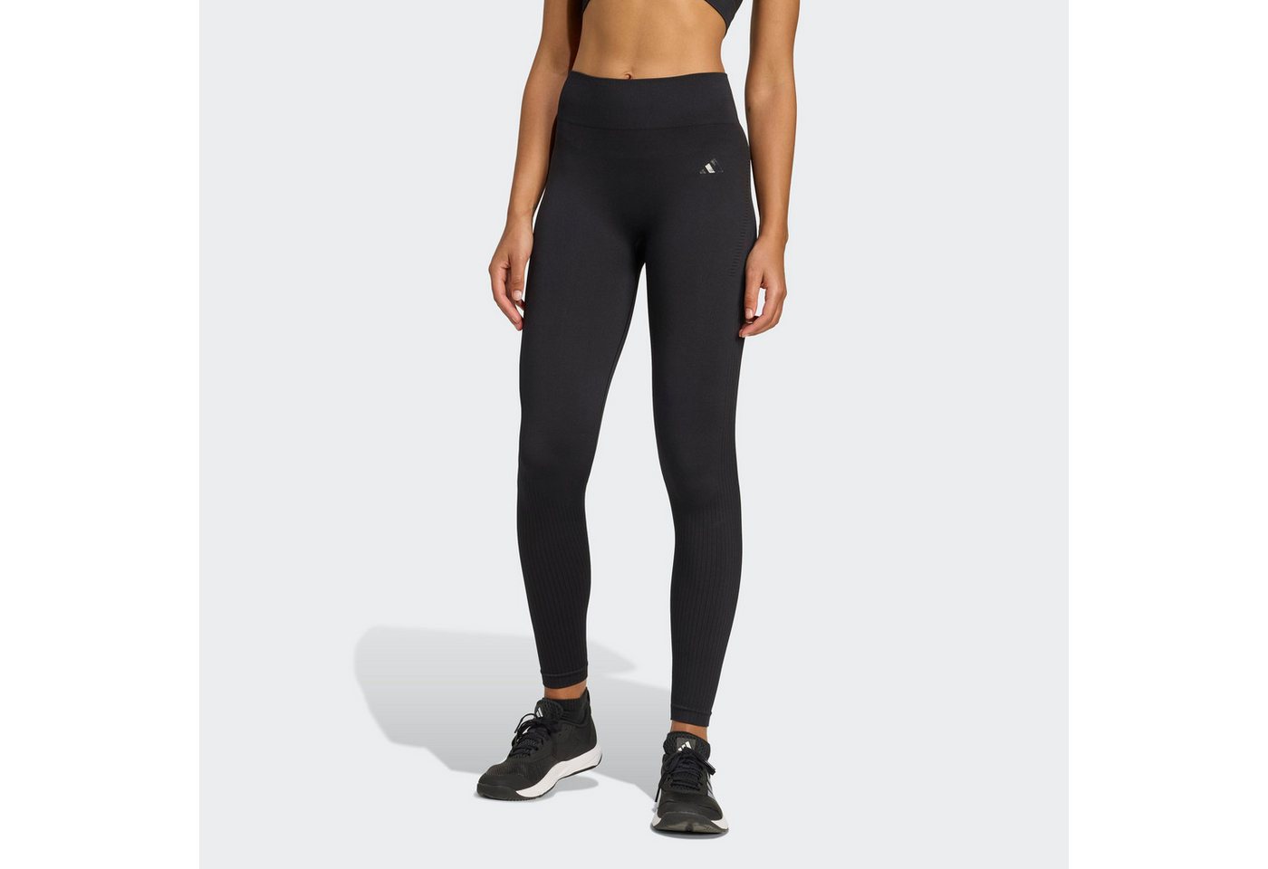 adidas Performance Trainingstights WORKOUT ESSENTIALS LEGGINGS, KOMPLETTE LÄNGE, GESTRICKT mit nahtlosem Strickmaterial, ohne Verschluss, stützende Passform Bild 4