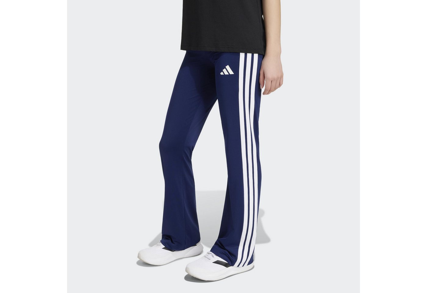 adidas Sportswear Trainingstights TRAIN ESSENTIALS 3-STREIFEN FLARED LEGGINGS für Kinder, mit climacool® Technologie