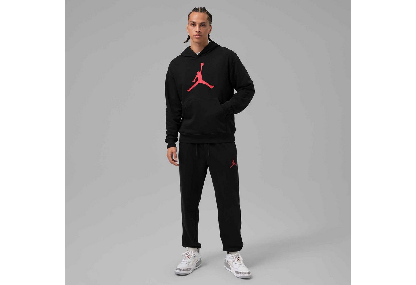 Jordan Trainingstop M J JUMPMAN FLC HBR PO 2 sportliches Trainingsshirt, mit weicher Innenseite Bild 2