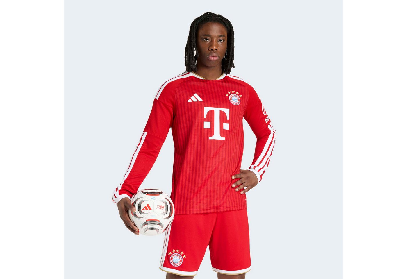 adidas Performance Fußballtrikot FC BAYERN MÜNCHEN 26/27 HEIMTRIKOT, LANGÄRMELIG mit Rundhalsausschnitt, schmal geschnittene Passform Bild 4