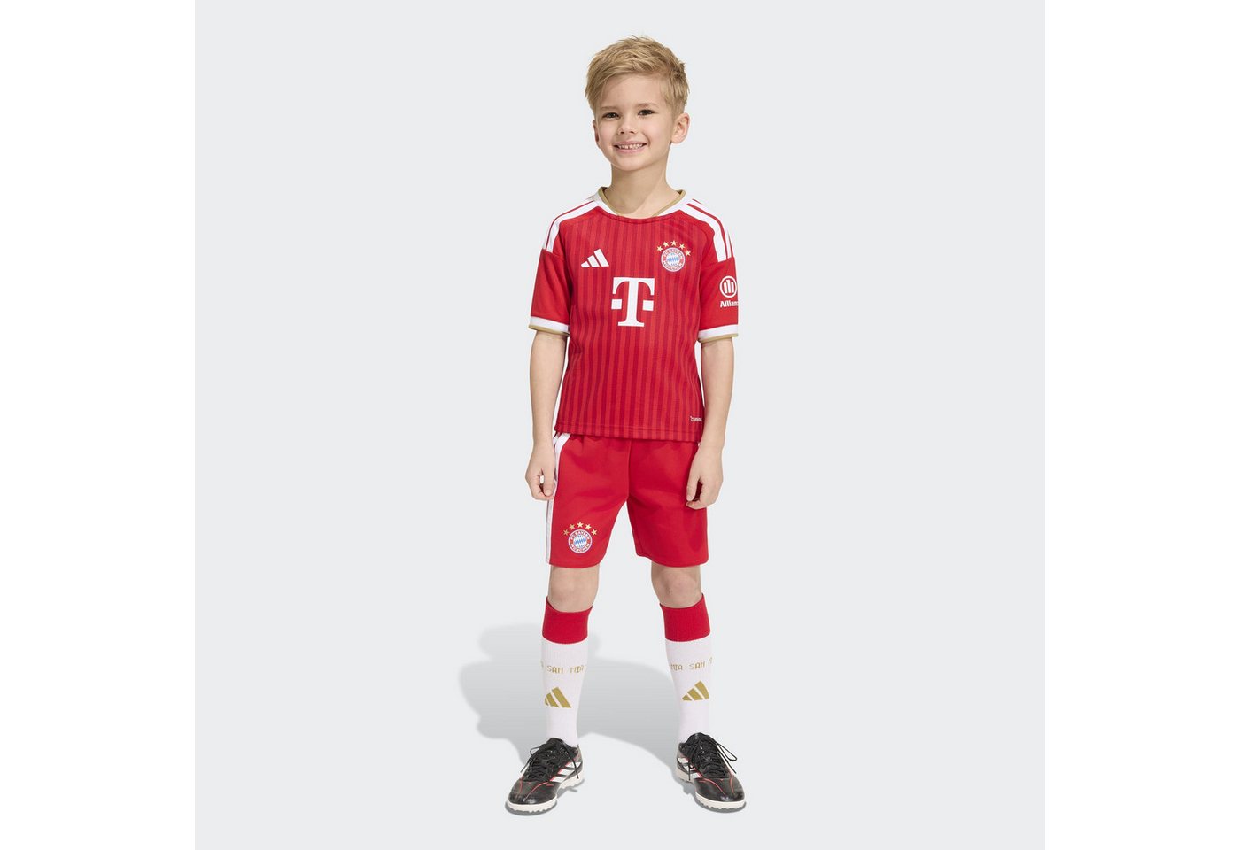 adidas Performance Trainingsanzug FC BAYERN MÜNCHEN 26/27 KIDS HEIMAUSRÜSTUNG (2-tlg), für junge Fußballfans, mit regulärem Schnitt, zweiteiliges Set Bild 5