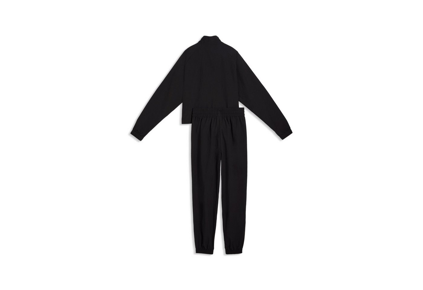 PUMA Jogginganzug WOVEN STANDARD SUIT CL (2-tlg), zweiteiliges Set, mit Knopfleiste, windabweisend, wärmeisolierend